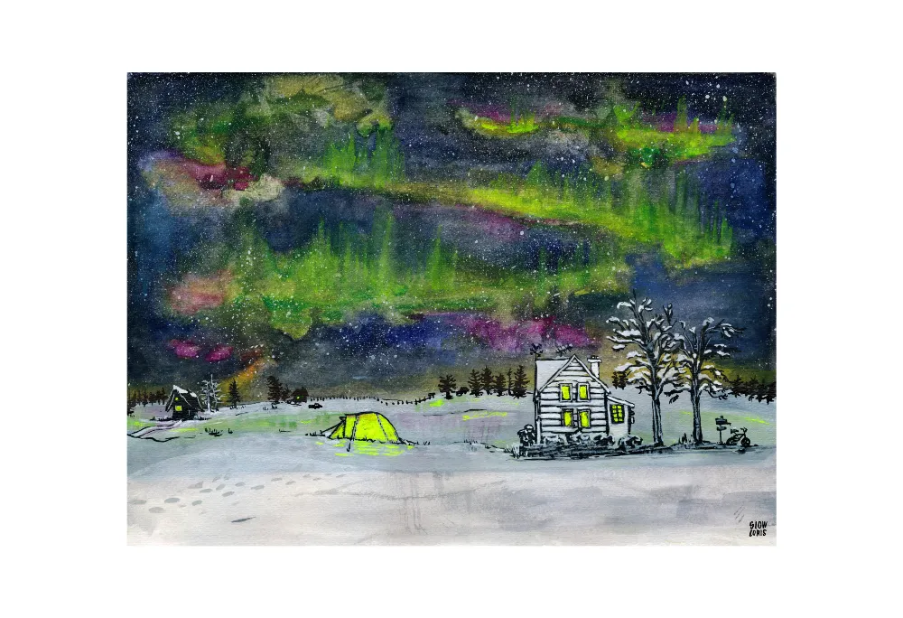 Northern Lights Art Print (2 sizes)