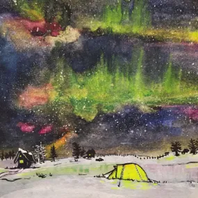 Northern Lights Art Print (2 sizes)