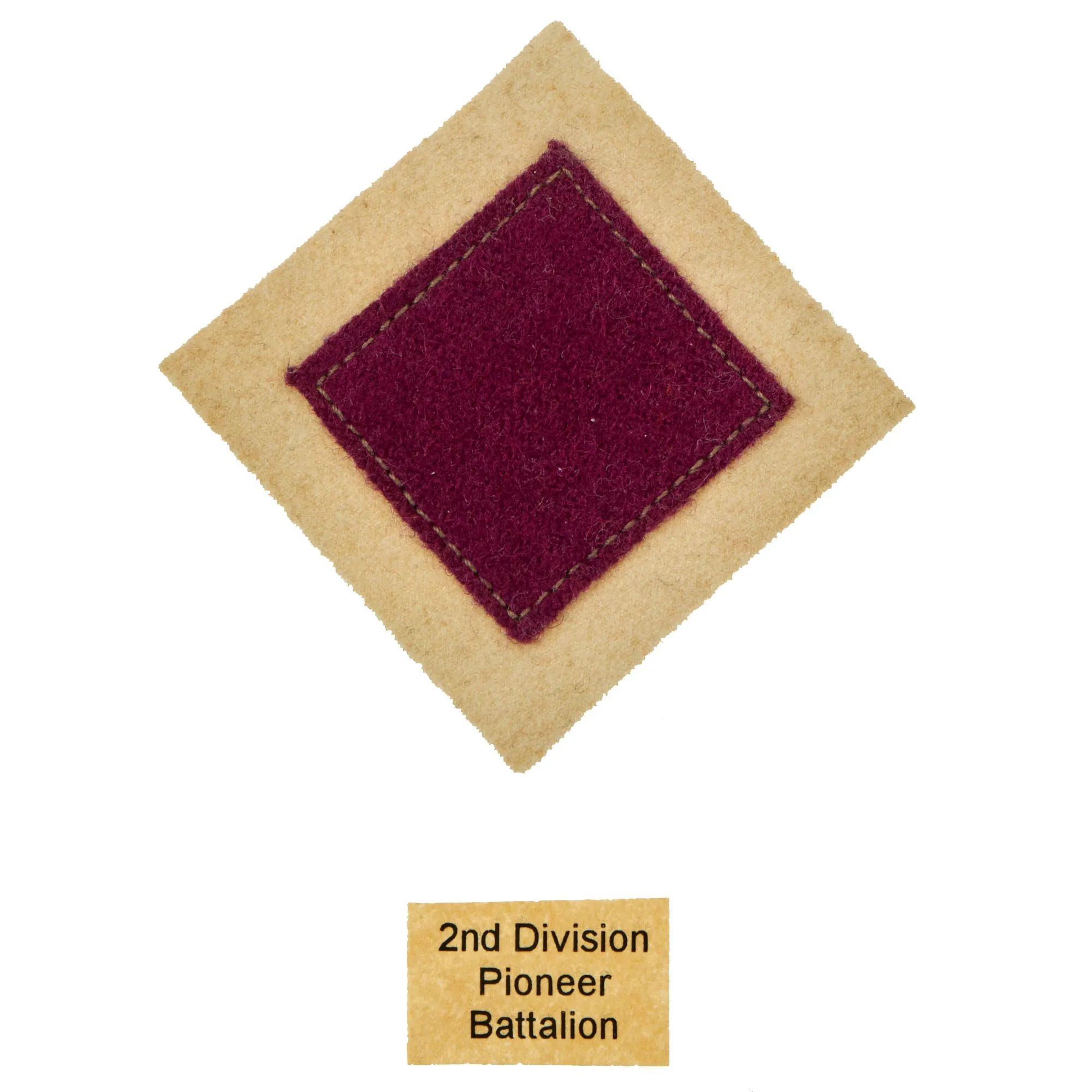 Original Australian WWI Unit Insignia Flash Patches With Original Unit Color Key - 25 Flashes