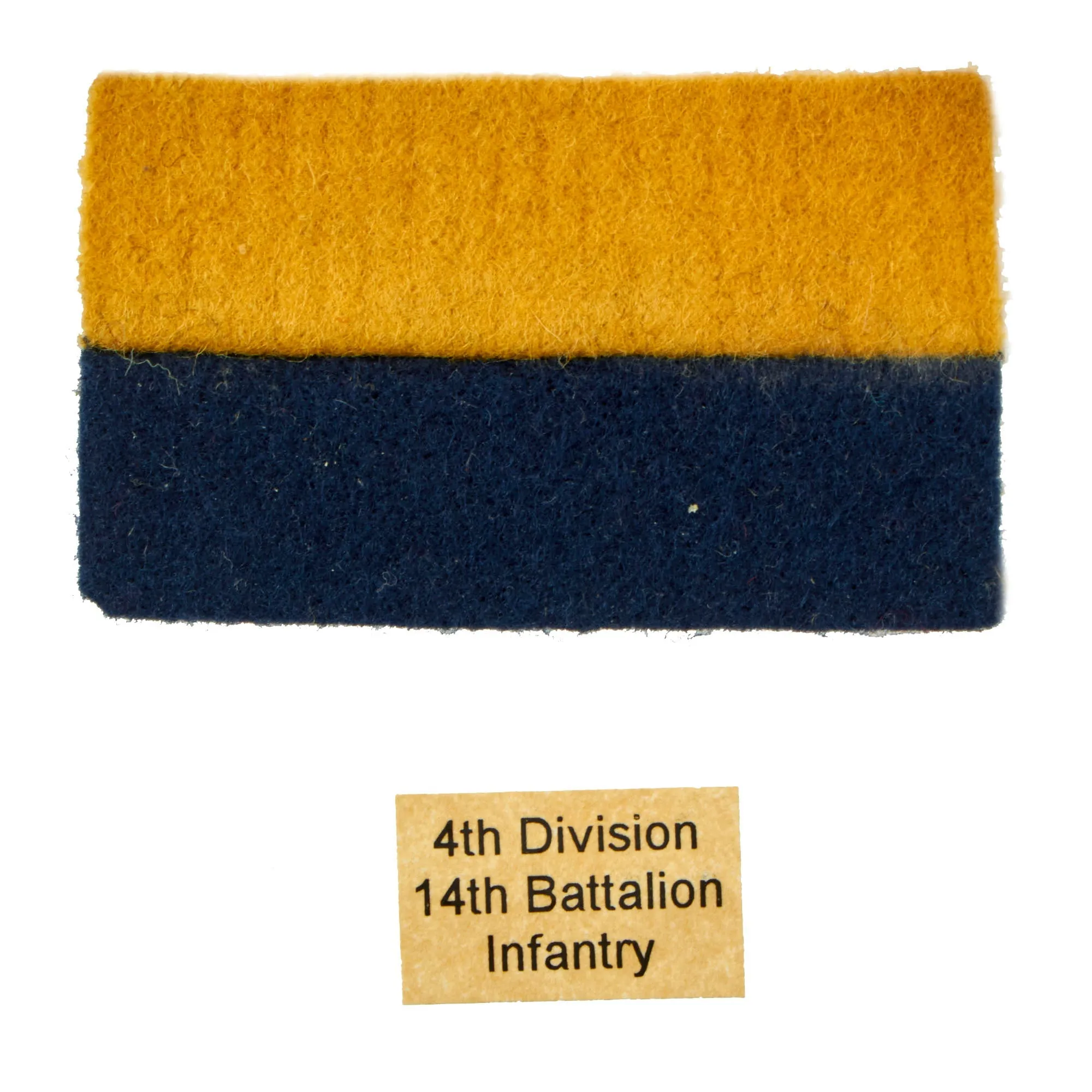 Original Australian WWI Unit Insignia Flash Patches With Original Unit Color Key - 25 Flashes
