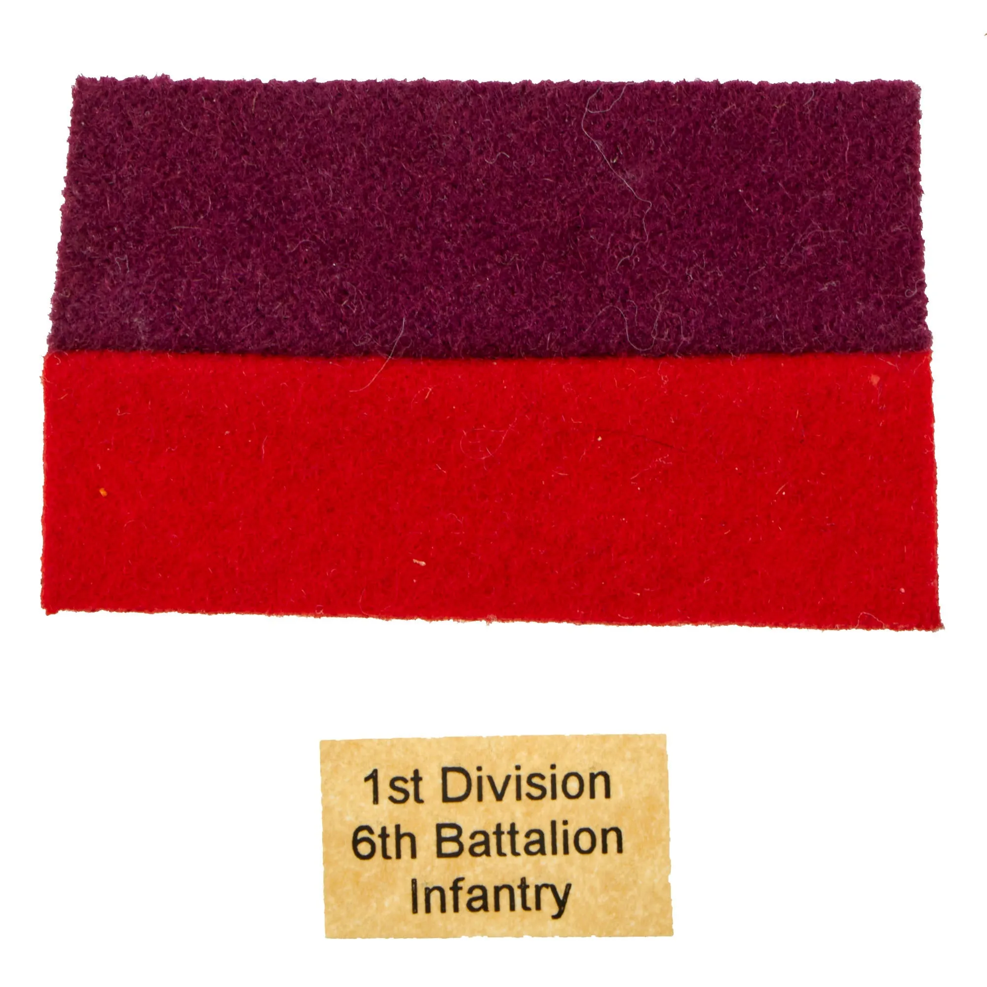 Original Australian WWI Unit Insignia Flash Patches With Original Unit Color Key - 25 Flashes