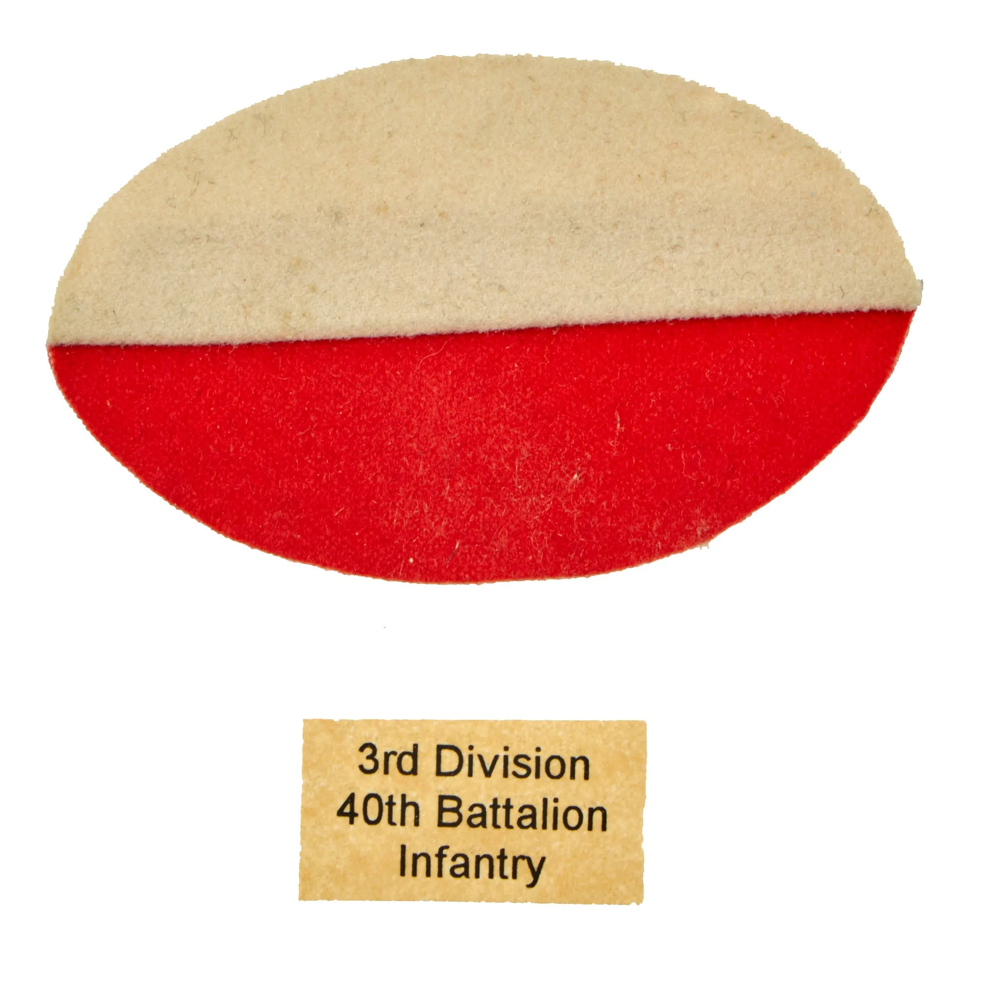 Original Australian WWI Unit Insignia Flash Patches With Original Unit Color Key - 25 Flashes