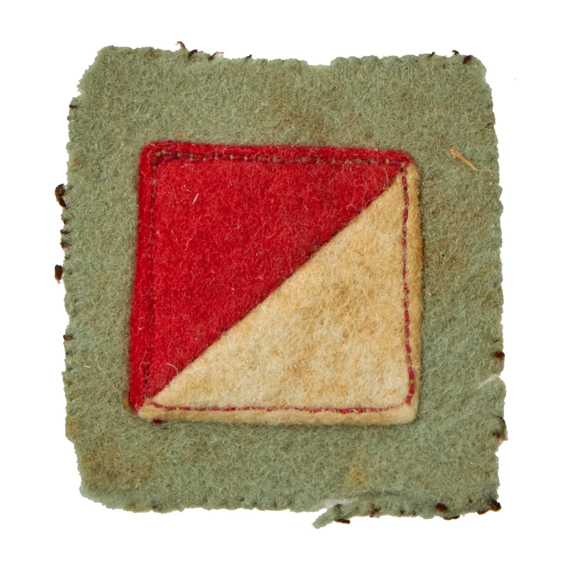 Original Australian WWI Unit Insignia Flash Patches With Original Unit Color Key - 25 Flashes