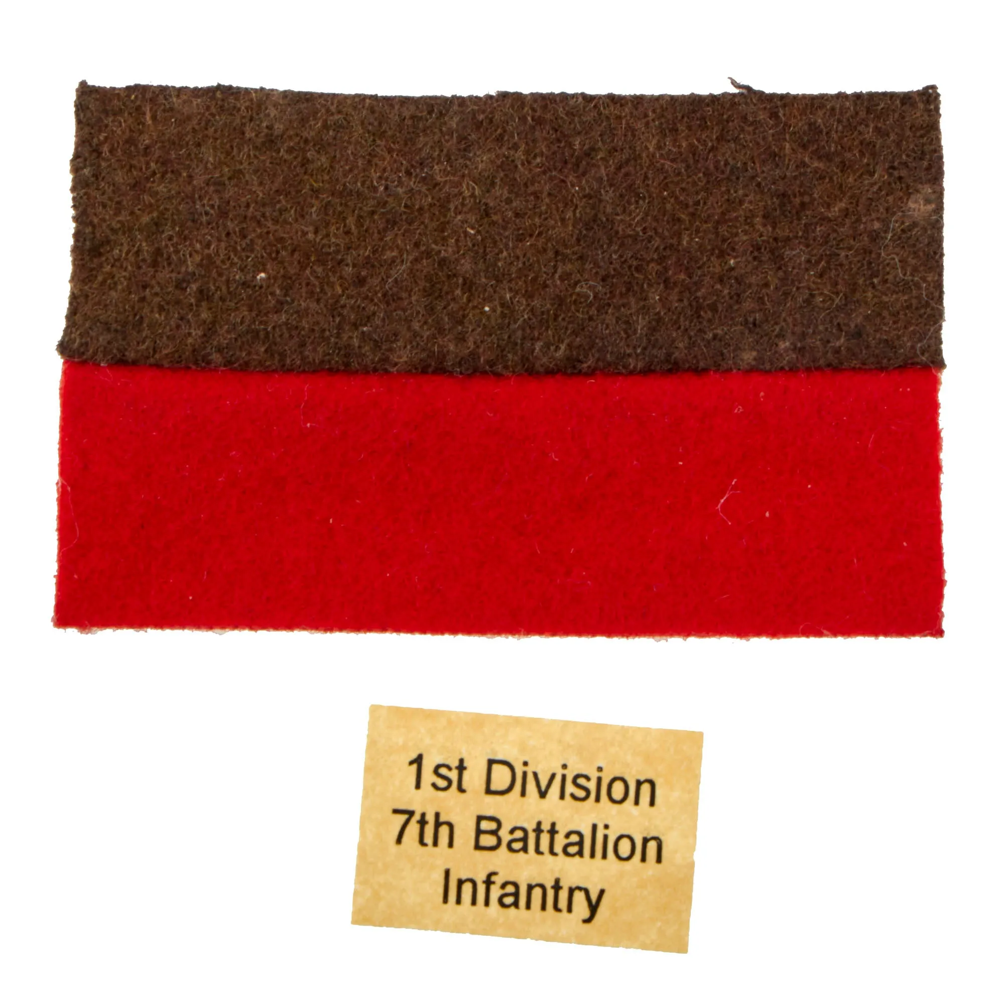Original Australian WWI Unit Insignia Flash Patches With Original Unit Color Key - 25 Flashes