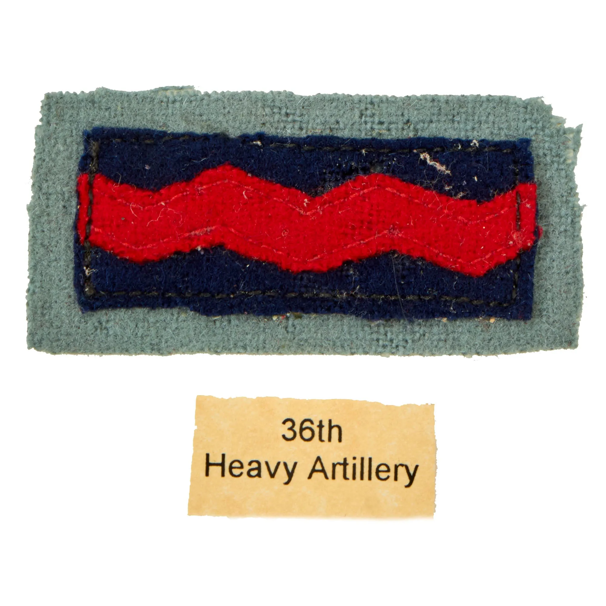 Original Australian WWI Unit Insignia Flash Patches With Original Unit Color Key - 25 Flashes