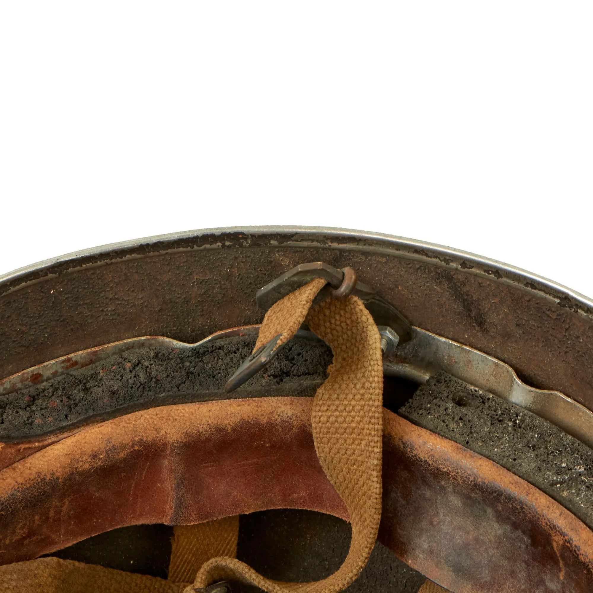 Original British WWII 44th Indian Airborne Division HSAT MKII Paratrooper Helmet By BMB Dated 1944 - Size 7⅜ - Operation Dracula