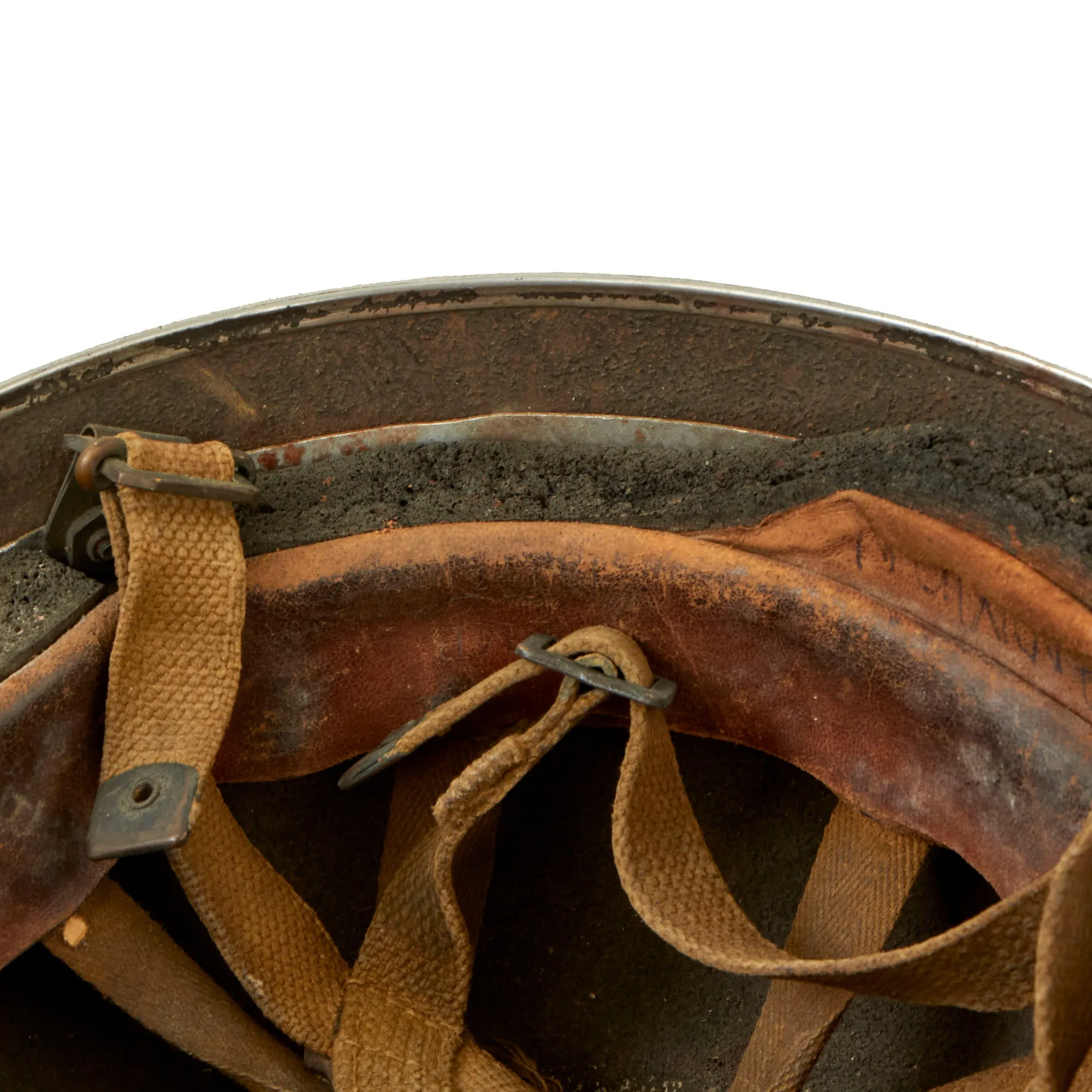 Original British WWII 44th Indian Airborne Division HSAT MKII Paratrooper Helmet By BMB Dated 1944 - Size 7⅜ - Operation Dracula
