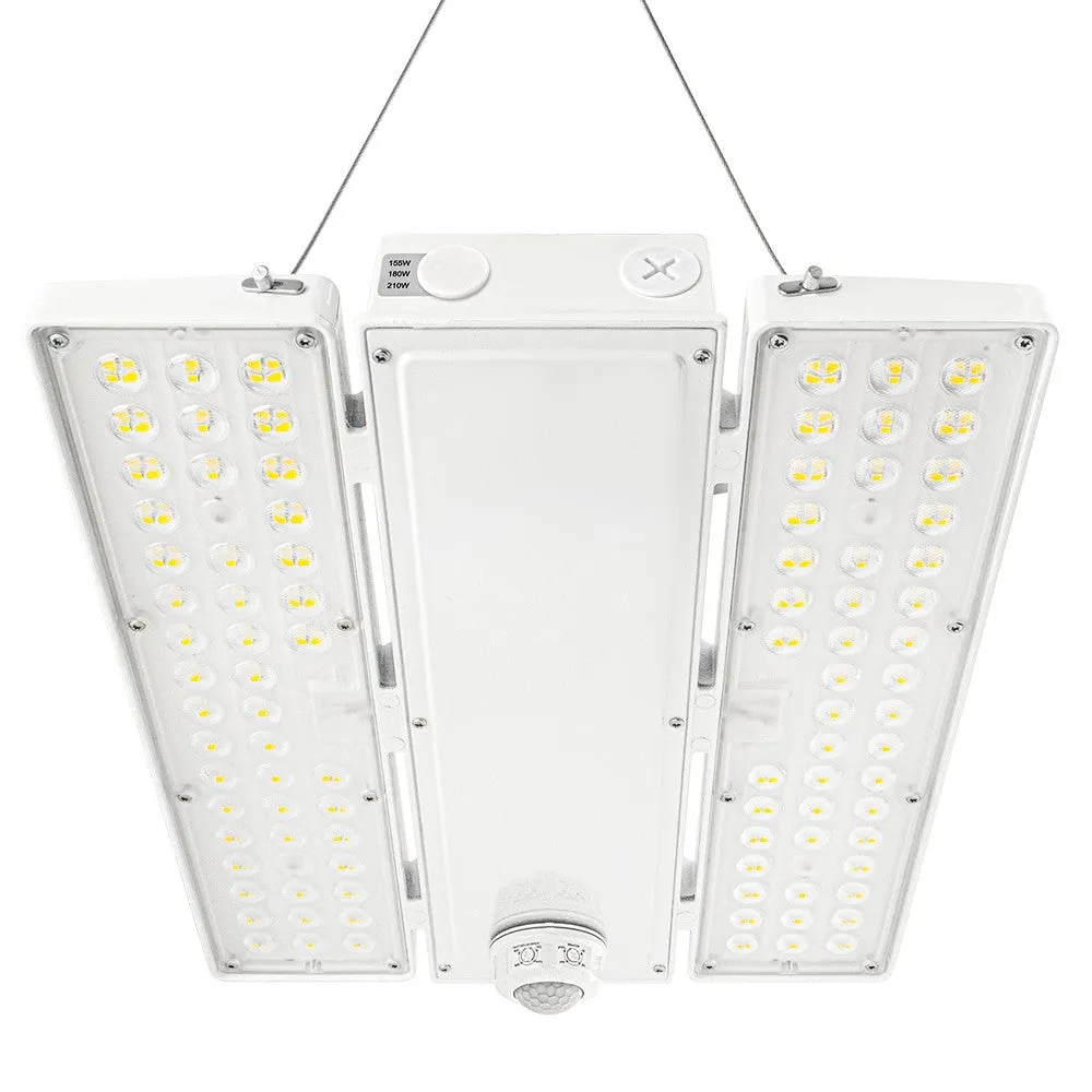 PAVO III LED High Bay Light - 210W/180W/155W Selectable - 31,290 Lumens - 120-277V - 5000K - 600W Equal