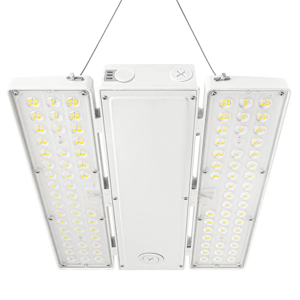 PAVO III LED High Bay Light - 210W/180W/155W Selectable - 31,290 Lumens - 120-277V - 5000K - 600W Equal