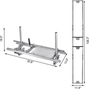 Portable Chainsaw Mill Kit I 14"-36" Guide Bar with 9Ft Rail System I Ideal for Woodworkers and Builders I Aluminum Construction