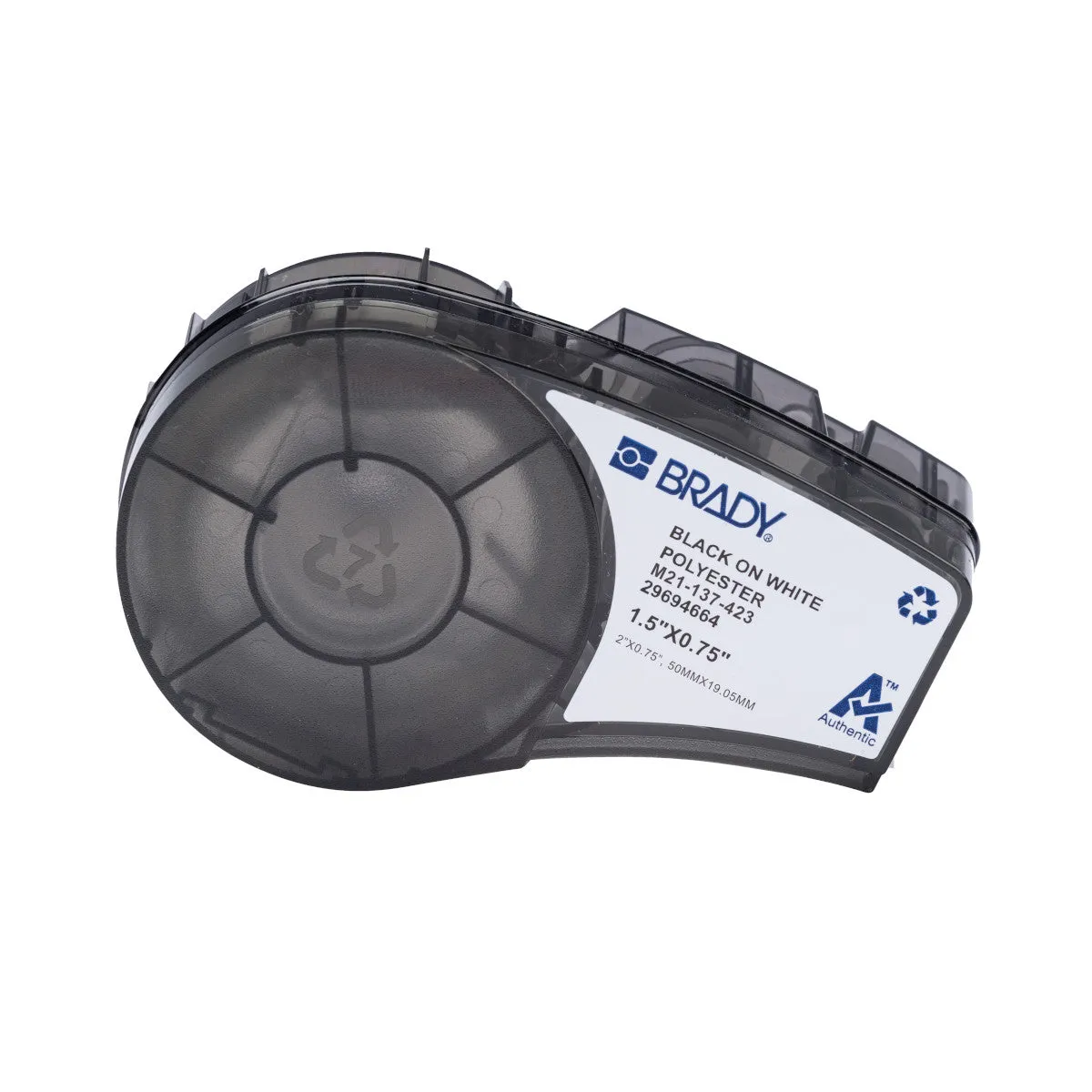 Portable Printer Accessories - Brady Pre-Sized Harsh Environment Multi-Purpose Polyester Labels with Ribbon for M210/M211 Printers, Various Sizes