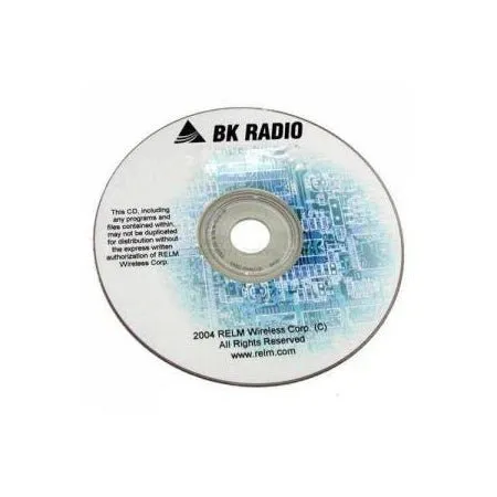 Radio Editor Software on CD or USB, BKR0733 for BKR