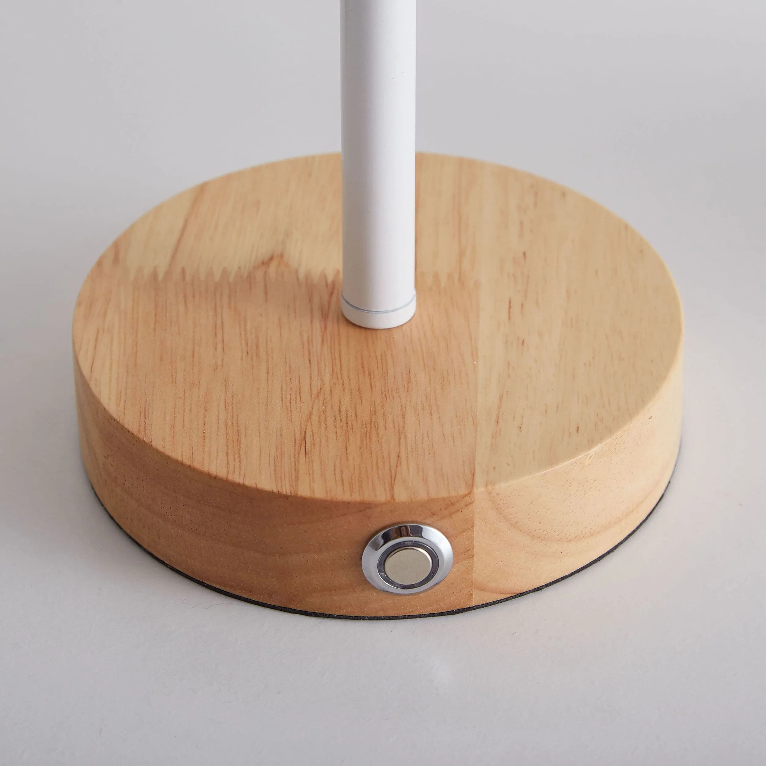 Rechargeable - Battery Powered Bamboo Silk Table Lamp