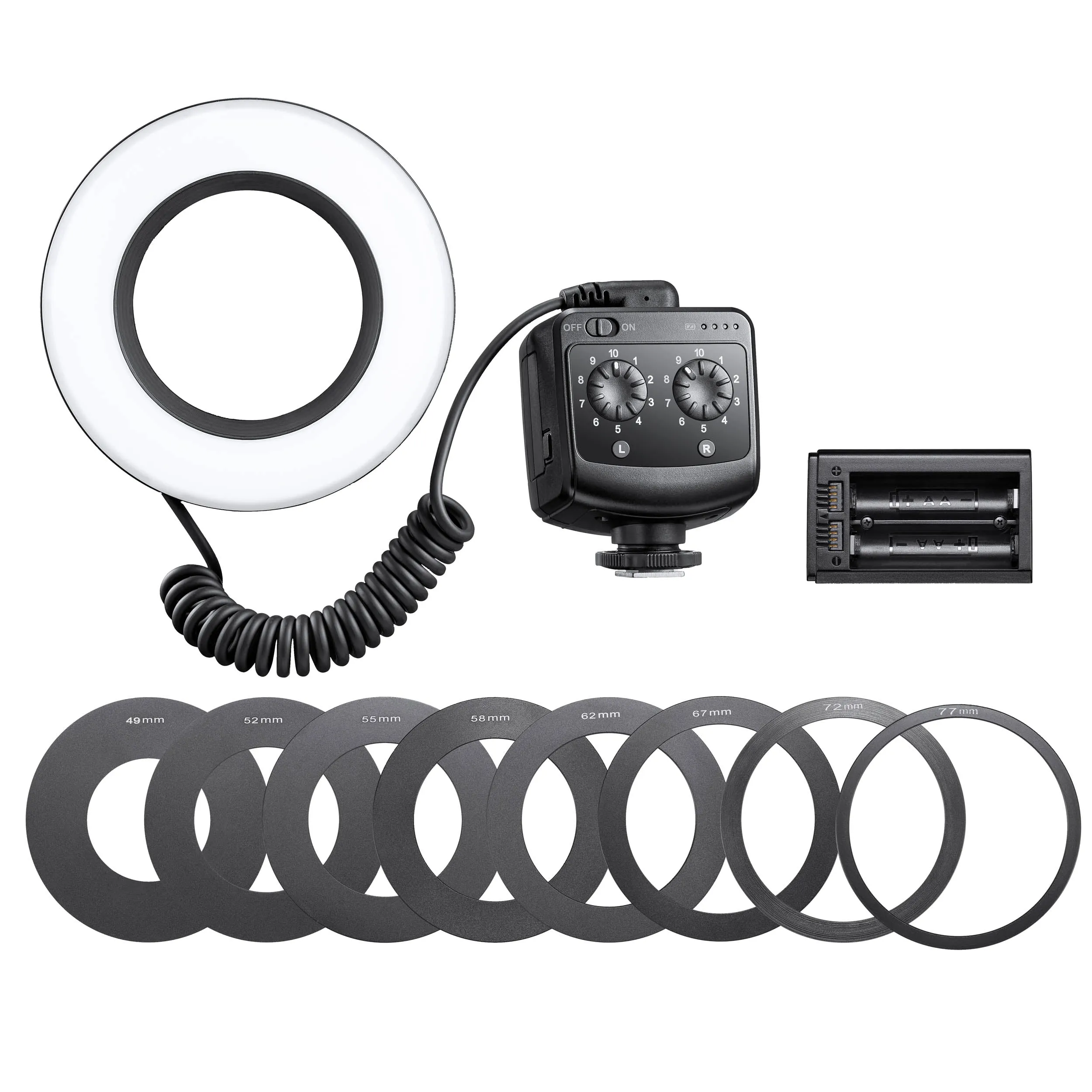 RING72 8W Daylight-Balanced LED Macro Ring Light