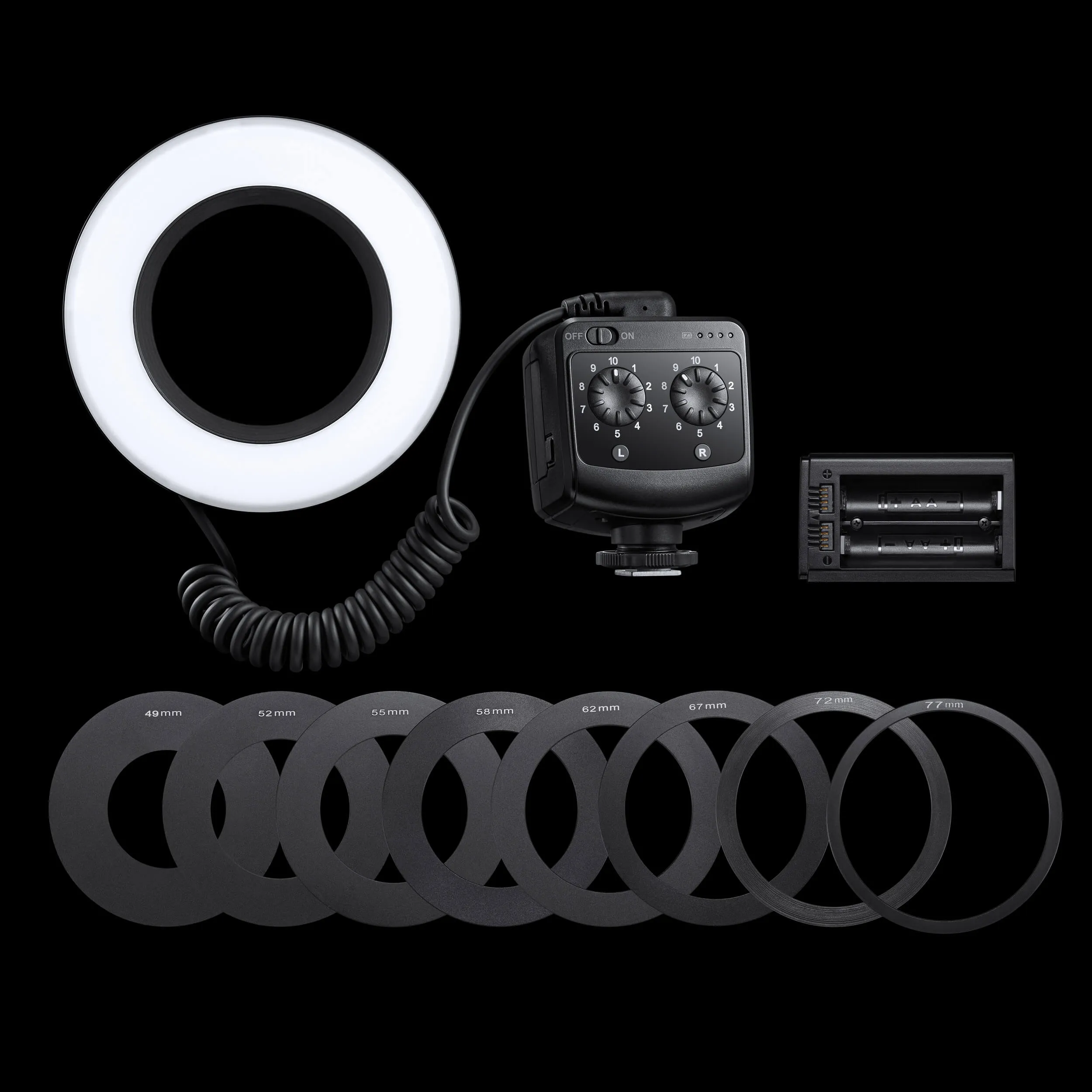 RING72 8W Daylight-Balanced LED Macro Ring Light
