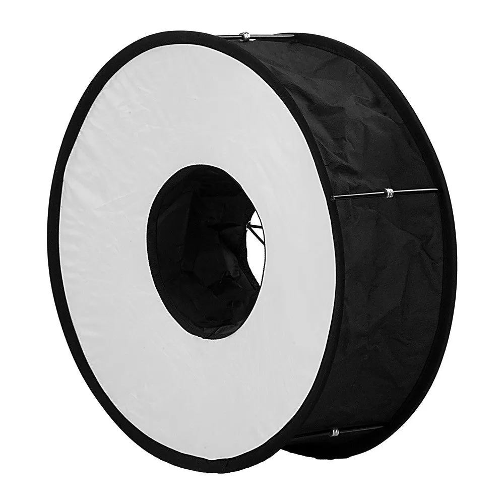 Ringbox Flash Softbox from Fotodiox - Quick Collapsing 45cm Round Flash Diffusion Softbox