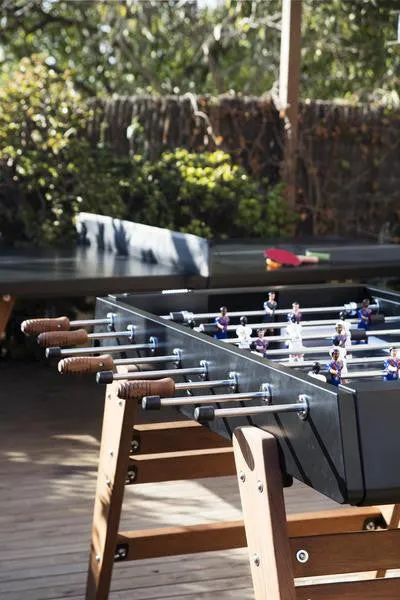 RS Barcelona Black RS#3 Wood Outdoor Foosball Table