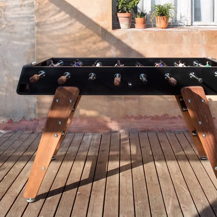 RS Barcelona Black RS#3 Wood Outdoor Foosball Table