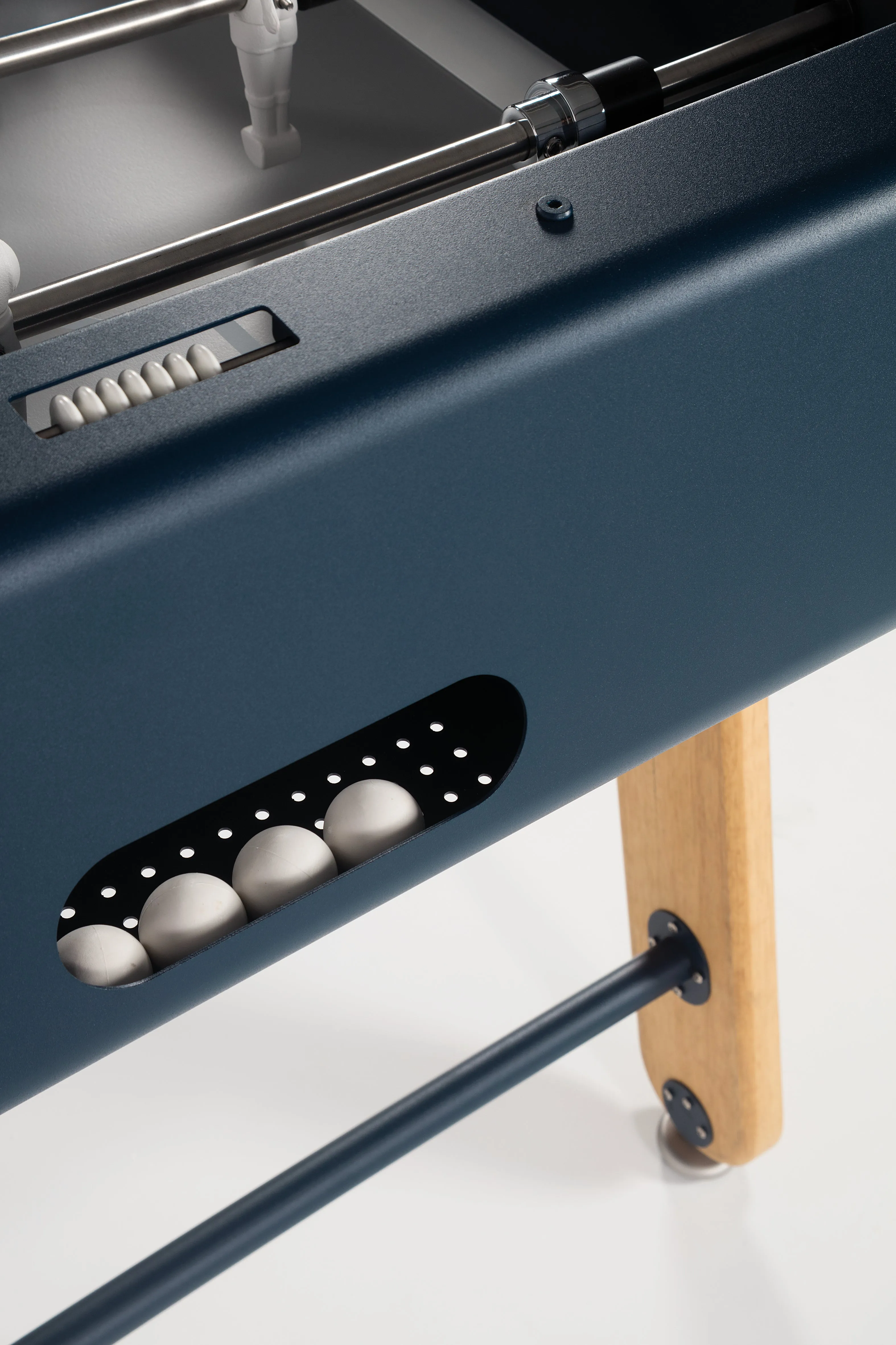 RS Barcelona Steel Blue RS4 Outdoor Foosball Table