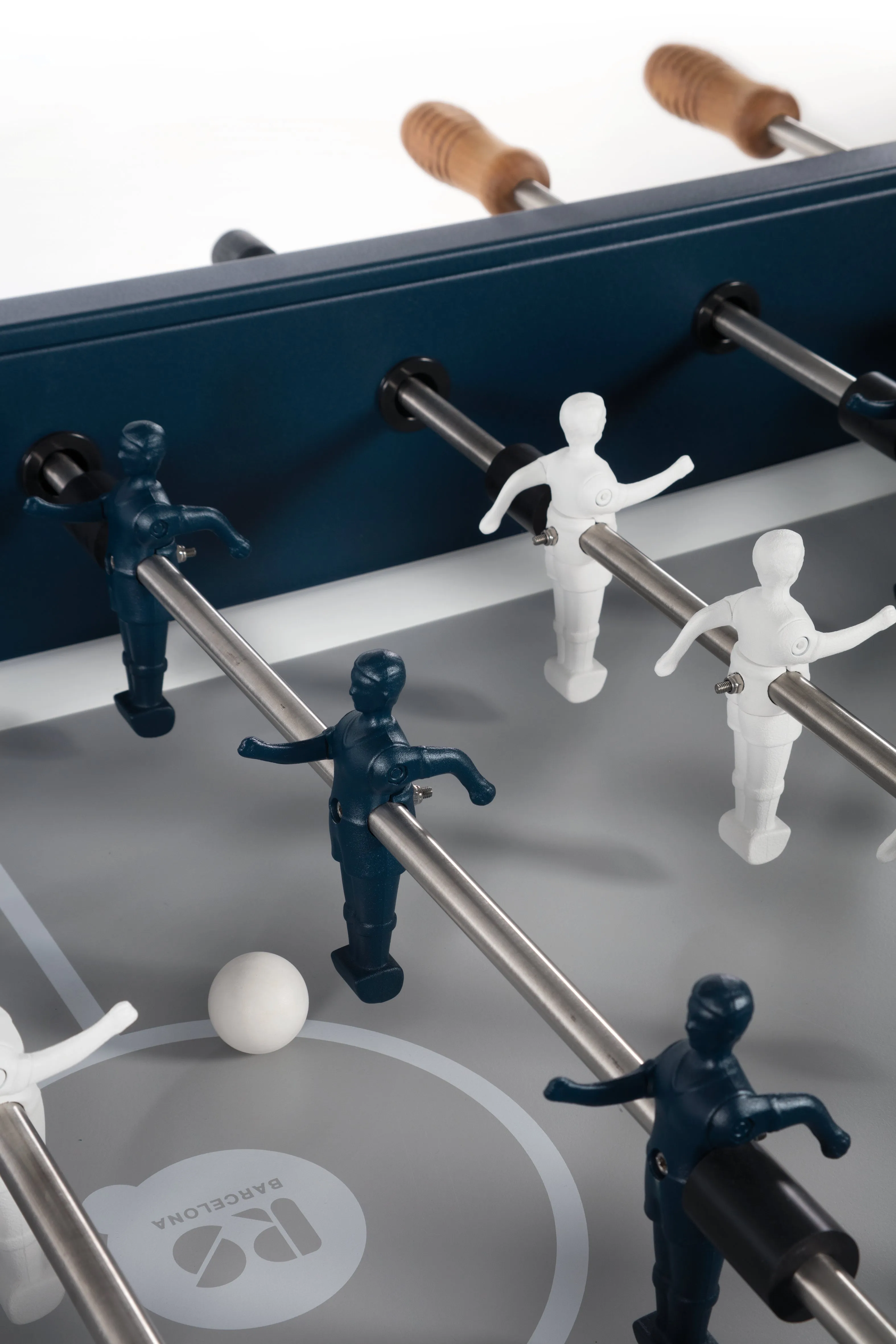 RS Barcelona Steel Blue RS4 Outdoor Foosball Table