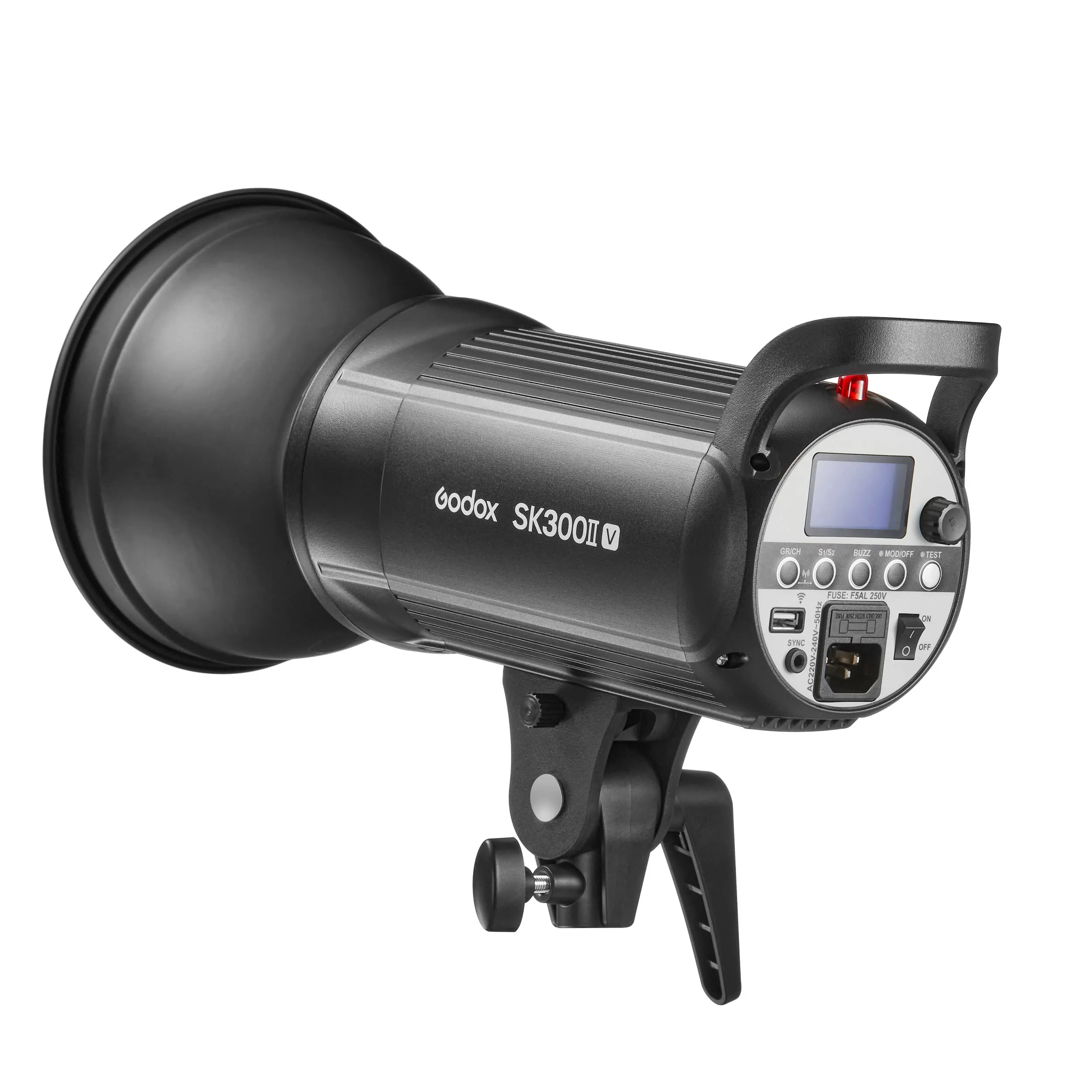 SK300II-V Four-Head Professional Portable LED Flashlight Kit