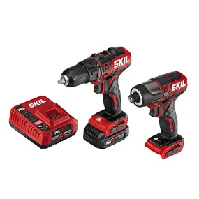 SKIL PWR CORE 12️ Brushless 12V Drill Driver & Impact Driver Kit