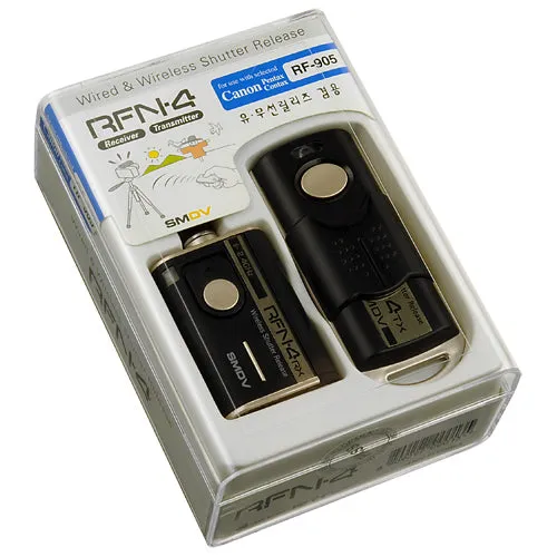 SMDV RFN-4 Wireless Remote Shutter Release Cable for Cameras