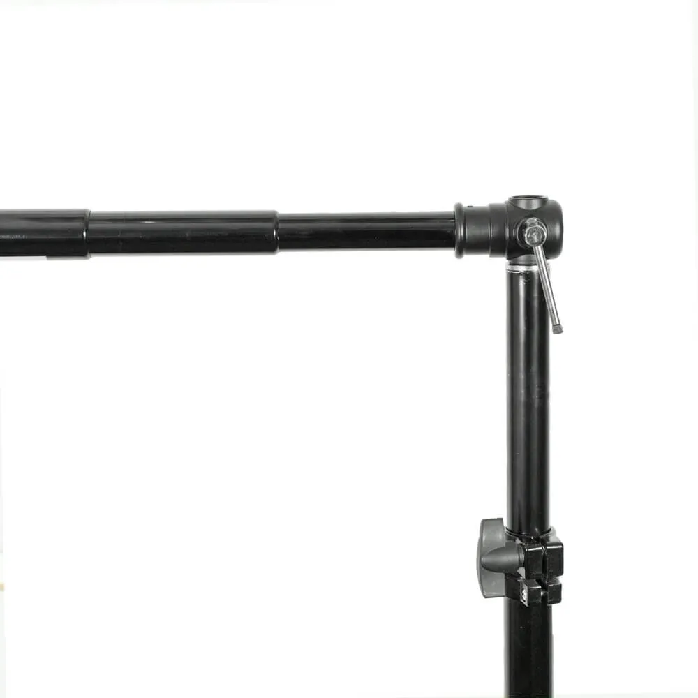 Studio Telescopic Stand and 3x6m Muslin Cotton Grey Drop