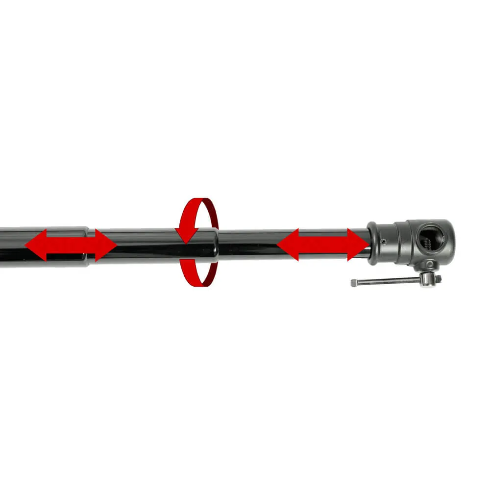 Super Heavy Duty Triple Telescopic Background Stand