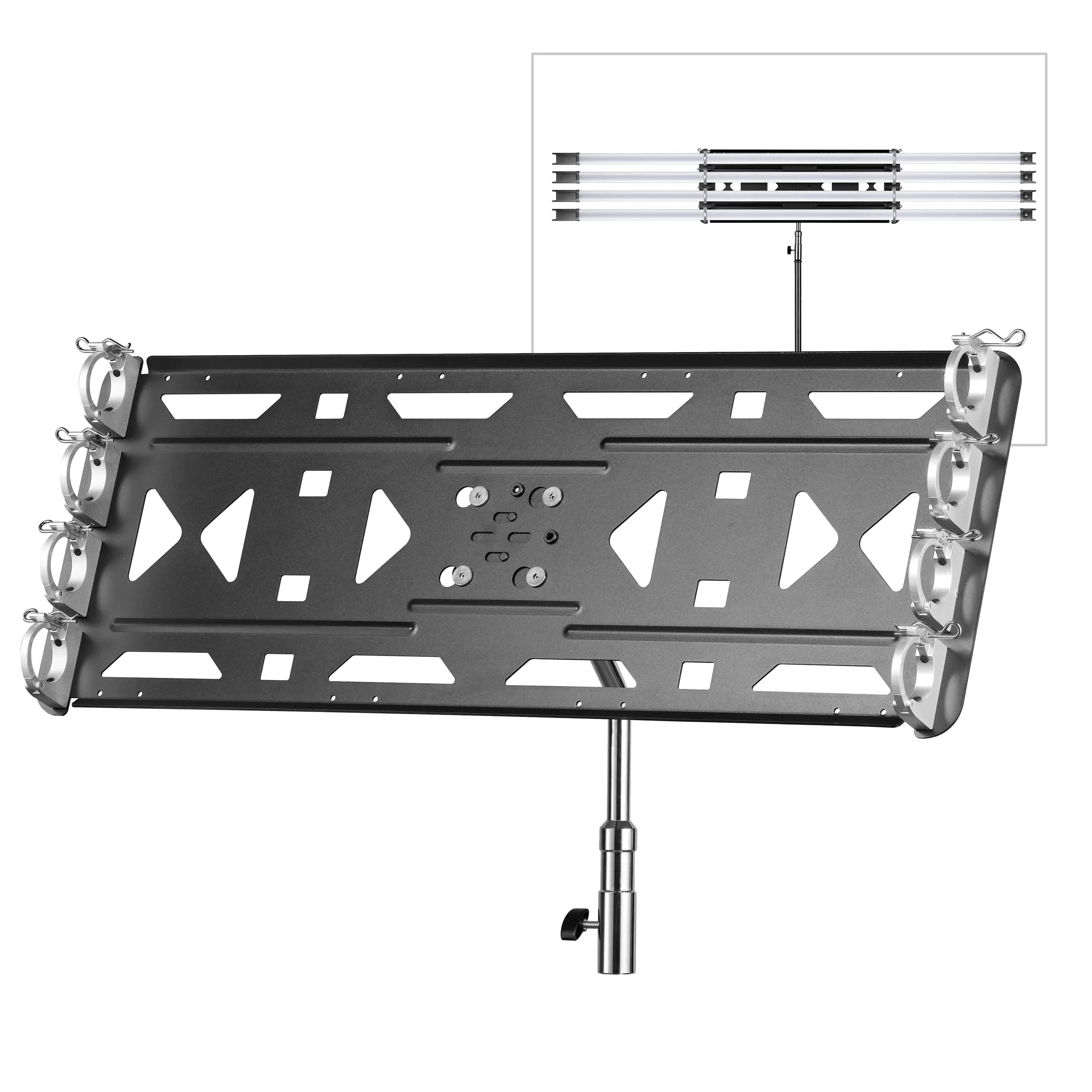 TL180-B4 -Articulated Quad-Light Bracket for TL180 RGB LED Light Tubes