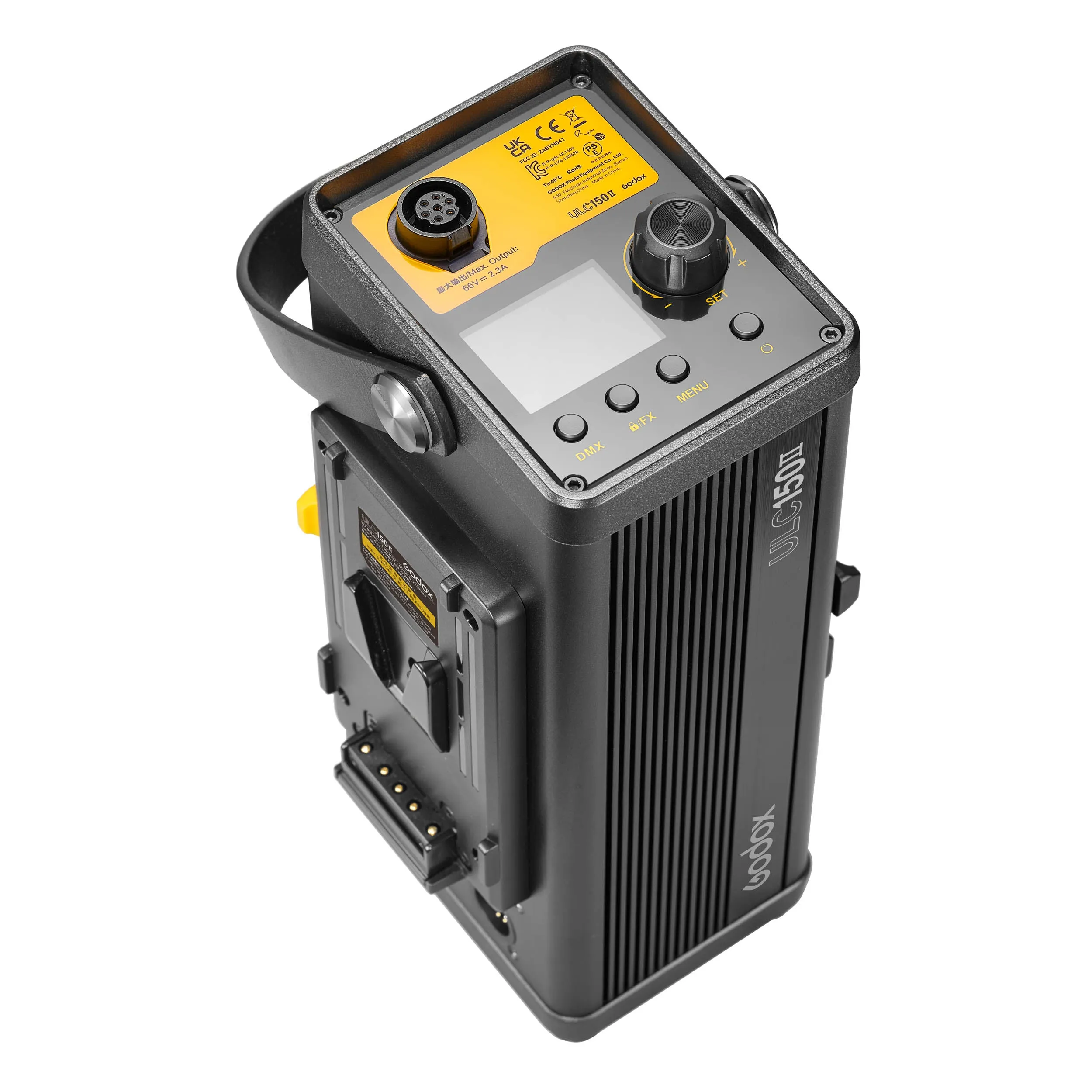 UL150II Silent Fanless 160W Daylight-Balanced COB LED Studio Video and Photography Light