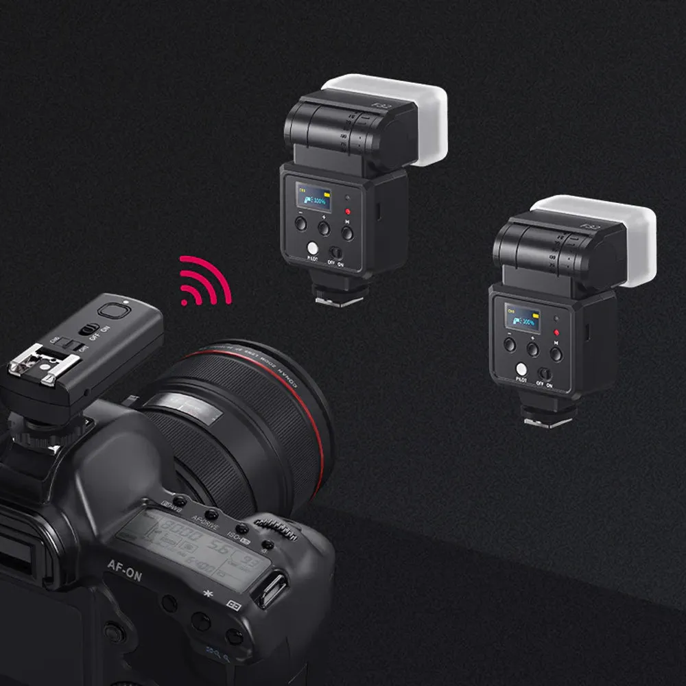 Ulanzi TT-01 Dual Channel 2.4Ghz Wireless Universal Flash Trigger with 24m Max Operational Range, Compatible with F32 Speedlite and DSLR Mirrorless Camera