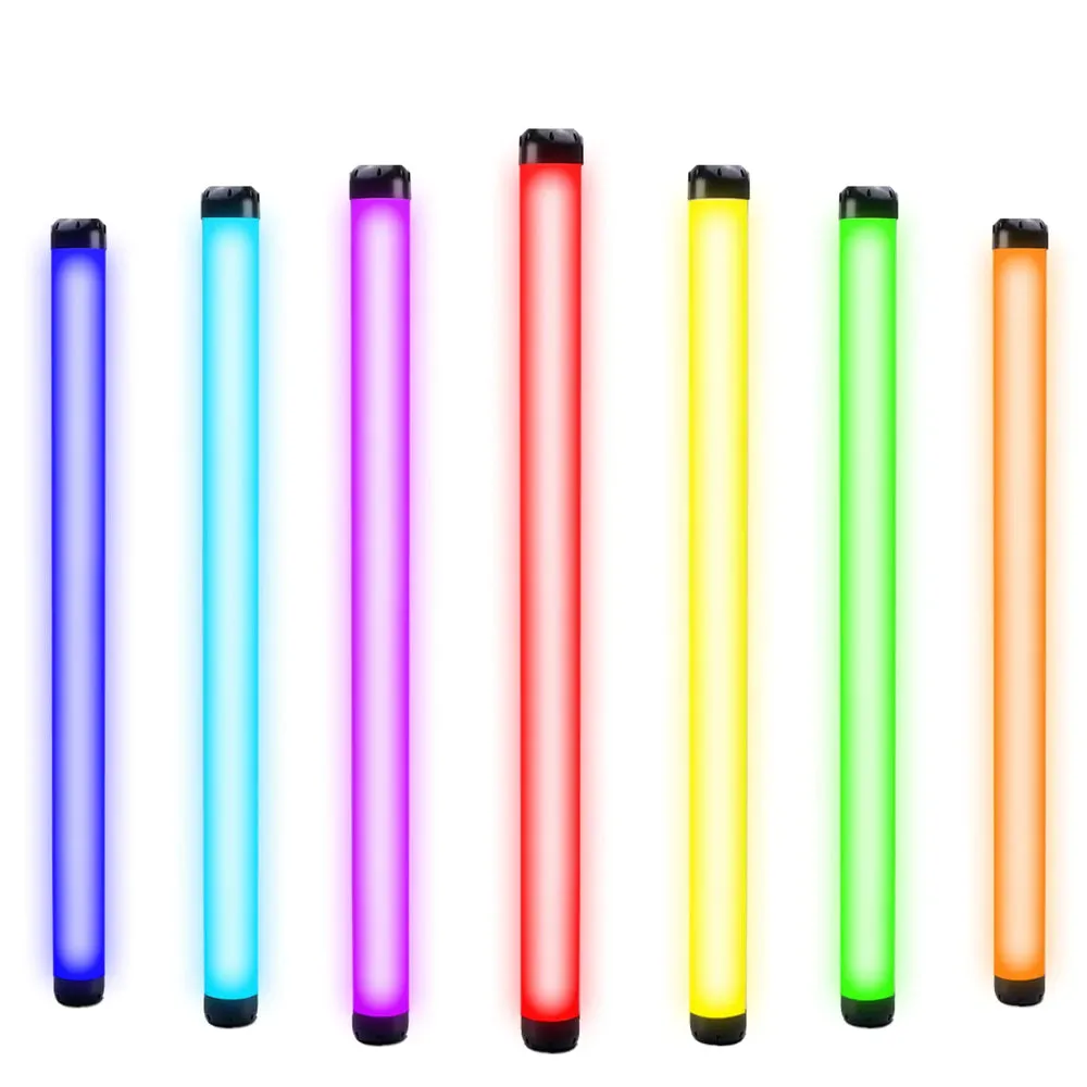 Viltrox K60 Single / Double 20W RGB 2200mAh Handheld Light Stick with OLED Display, Mobile App, Remote and Control Panel Support and 26 Light Effect Presets for Photo and Video