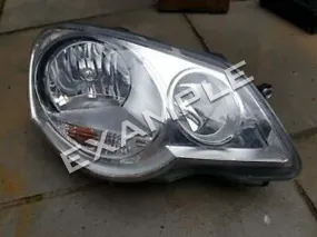 Volkswagen Polo MK4 facelift 05-08 bi-xenon HID light upgrade kit for halogen headlights