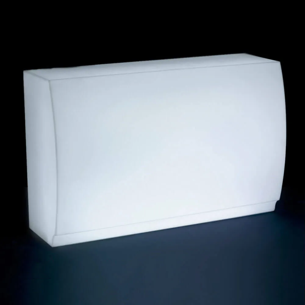 Vondom Fiesta Barra bar counter LED bright white by Archirivolto