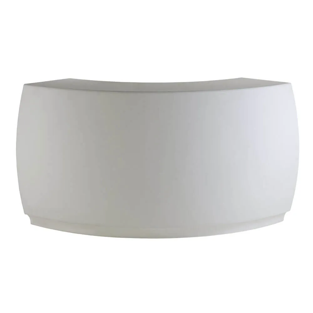 Vondom Fiesta Barra Curva bar counter white by Archirivolto