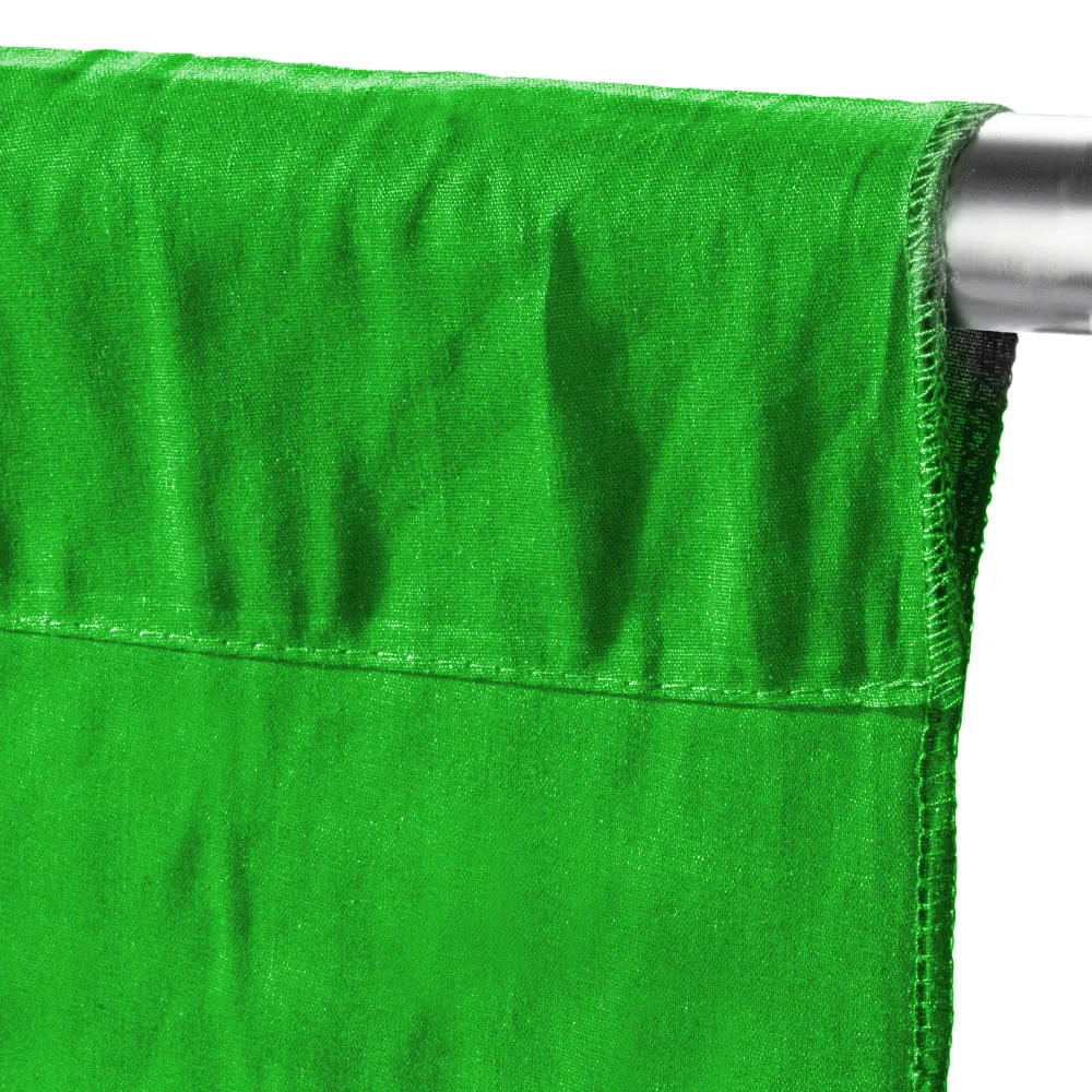 Wide Telescopic Support Stand with Muslin Drop 3x6m (Green)