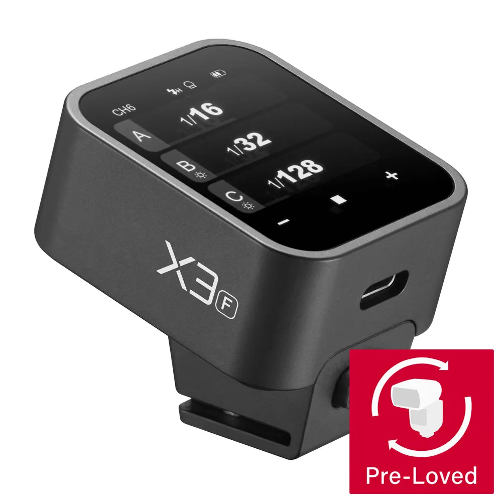X3 (Xnano) 2.4GHz Compact Touch Screen Wireless Flash Trigger - Fuji